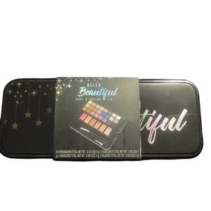 "Hello Beautiful" Face & Eye Shadow Tin By Markwins Beauty Collections